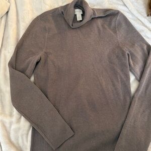 Chico's Classic Brown Turtleneck Sweater